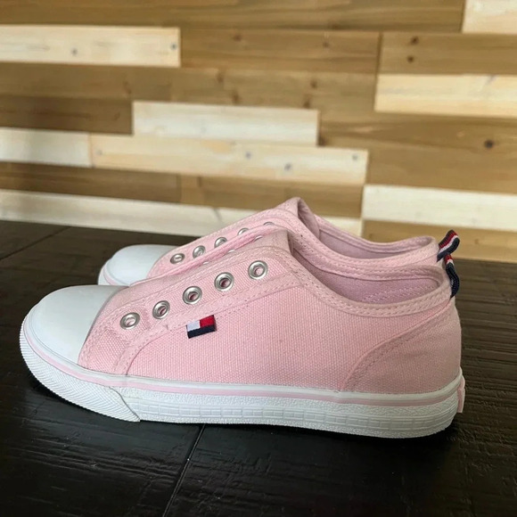 TOMMY HILFIGER Girls Slip on Sneakers SZ 12 - Picture 2 of 9